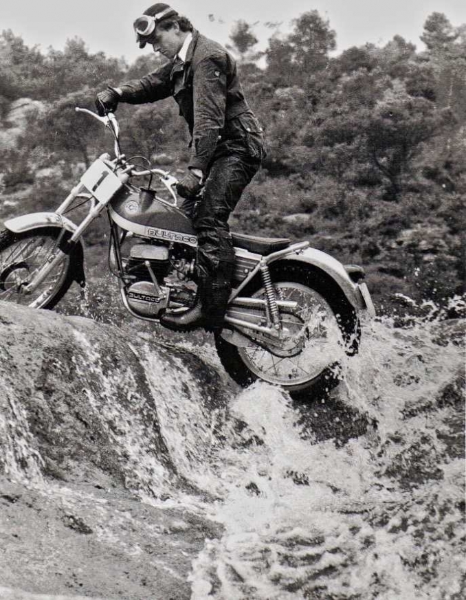 Ignacio Bultó en su retirada de la competición en 1978 - bonaigua - trial 